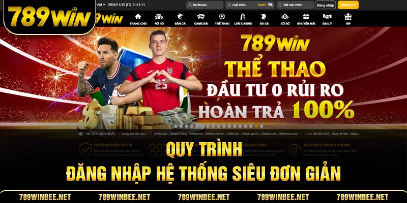 Quy trình đăng nhập hệ thống siêu đơn giản